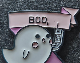 Ghost boo you funny pin