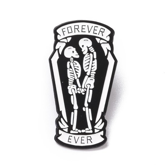 forever together skeleton pin - image 2