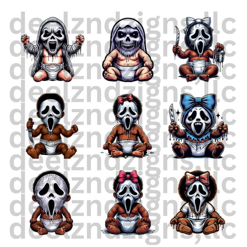 Ghostface Mask Png - Etsy
