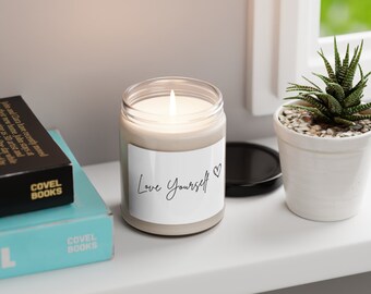 Love yourself Scented Soy Candle, 9oz