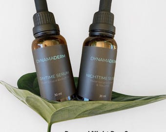 DynamaDerm Anti-Aging Day and Night Serum – Bakuchiol + Retinol.   Hydrating, Brightening & Firming Skincare.