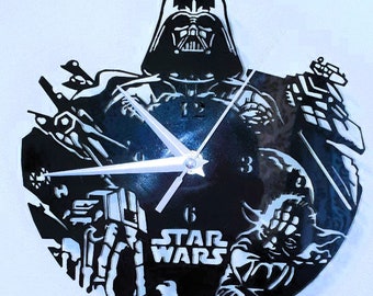 Star Wars 3D Digital Clock,  Darth Vadar, Yoda, Multiple Sizes