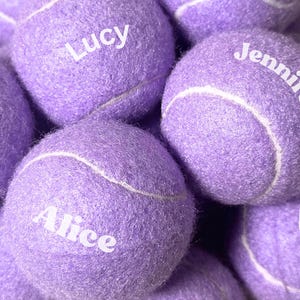 Personalized Tennis Ball with Custom Name Engraving Gift for Tennis Players Coaches Sports Enthusiasts Custom Tennis Ball for Sports lover