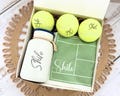 Personalized Tennis Gift Set Custom Name Tennis Balls Sports Towel Stainless Steel Tumbler For Coach Gift Team Favor Tennis Lover Present