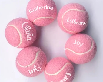 Personalized Tennis Ball: Custom Name Gift for Tennis Player