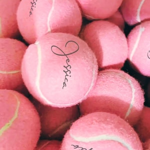 Personalized Tennis Ball with Custom Name Engraving Gift for Tennis Players Coaches Sports Enthusiasts Custom Tennis Ball for Sports lover