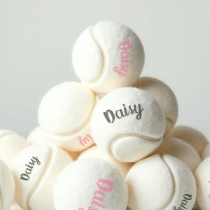 Personalized Tennis Ball with Custom Name for Wedding guest gift Unique Tennis Event Gift name customized Tennis Ball for Wedding party gift