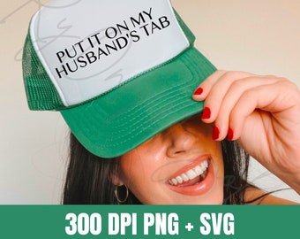 Put It On My Husbands Tab Design