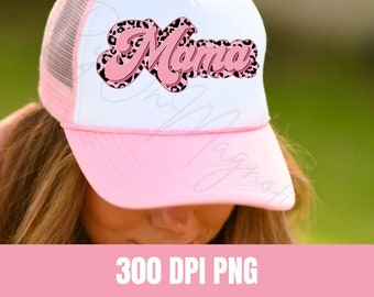 Pink Cheetah Mama Design
