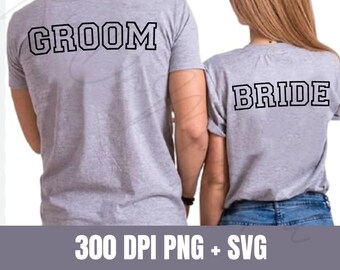 Bride And Groom Varsity Letter Design