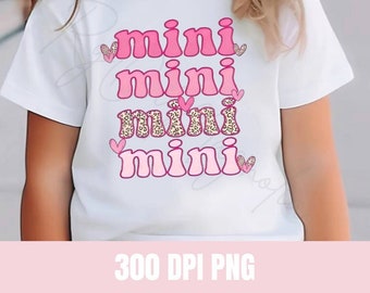 Mini With Pink Hearts Designs