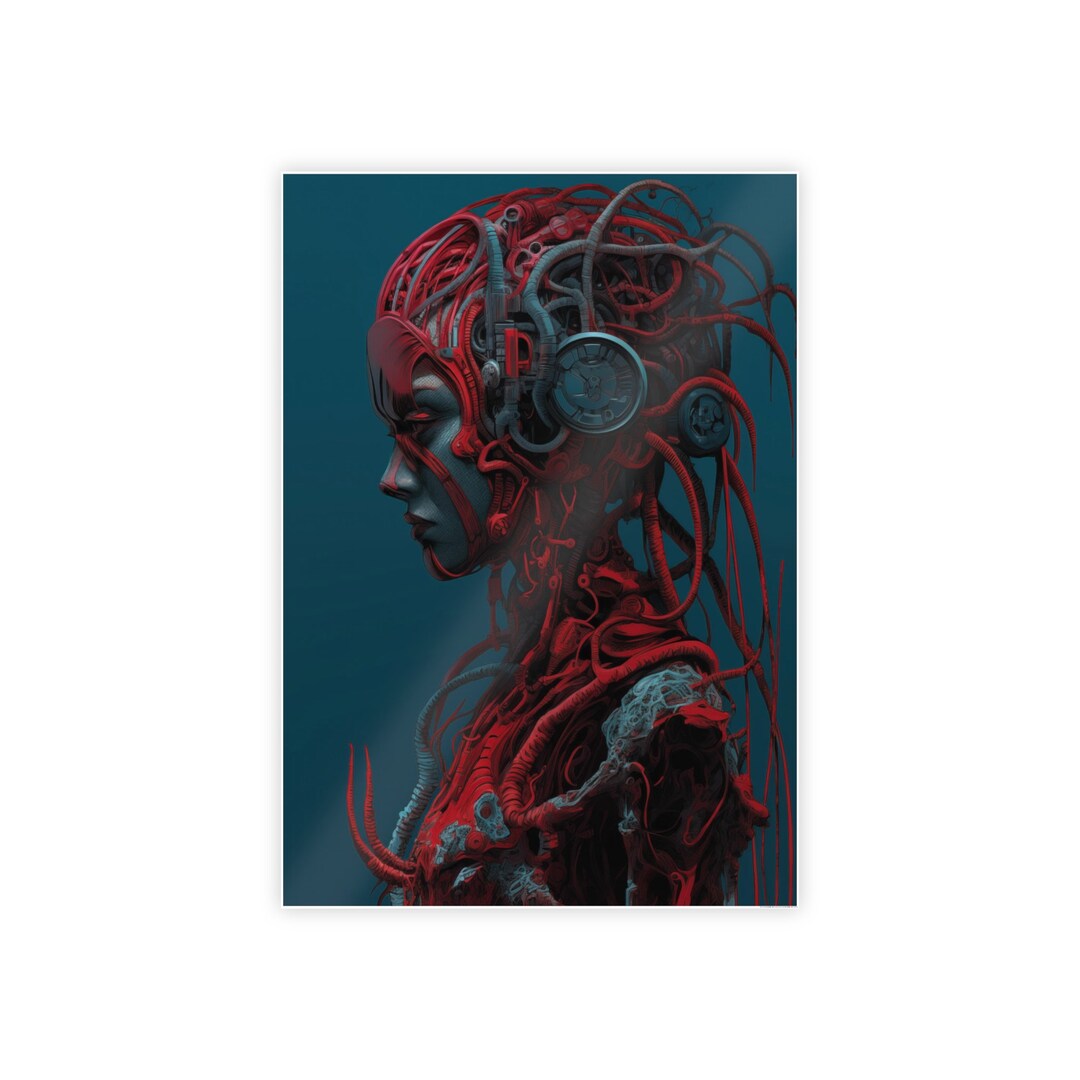 Alien Girl Gloss Poster - Etsy