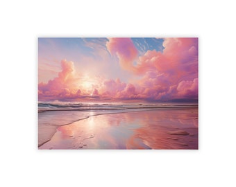 Pink Sunset - Gloss Poster