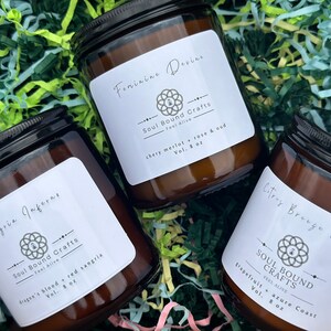 Hand Poured Scented Candle Soy wax