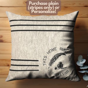 Photo Sketch Pillow, Cozy Customizable Home Accent, Woven Throw Pillow, Double-Sided Design, 17"x18" Cushion, Living Room Decor