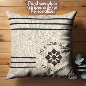 Cozy Woven Throw Pillow, Photo Sketch Pillow, Customizable Home Accent, Double-Sided Design, 17"x18" Cushion, Living Room Decor