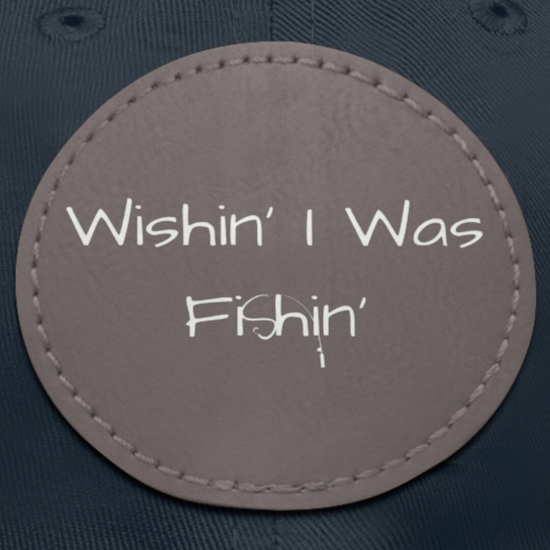 Mug Personnalisé 'Wishin I Was Fishing' - Cadeau Pêcheur Pour Papa, Grand-père