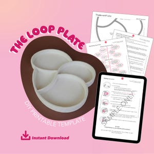 Pottery Template Woven Loop Plate : DIY Ceramics (Digital Download)