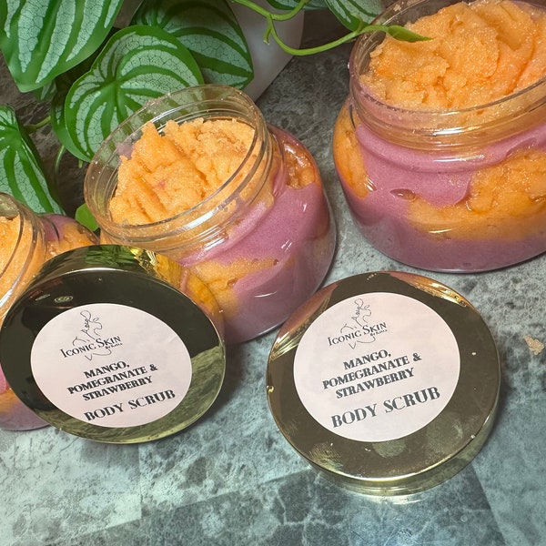 Mango pomegranate & Strawberry Body Scrub