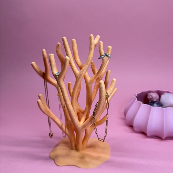 Coral Jewelry Stand