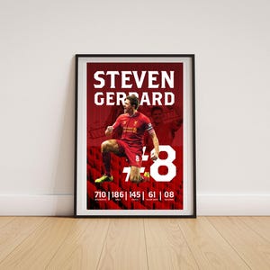 Liverpool - Steven Gerrard - LFC Poster