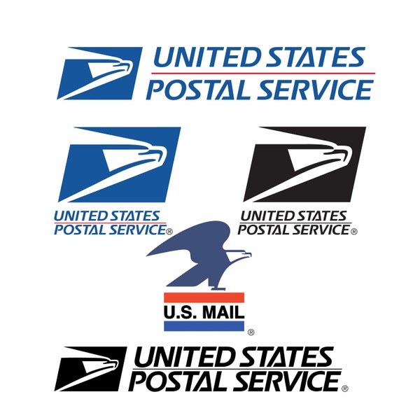 USPS Logo SVG and EPS Formats - Ready to use for Canva and Cricut - High Resolution Images Amblem Post Office Holiday Gift For Her Him