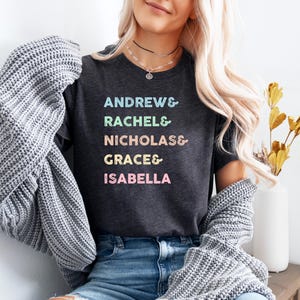 Sansa Robb Bran Arya Rickon Jon Ampersand Shirt Sansa Robb Bran Arya Rickon Jon Ampersand Shirt