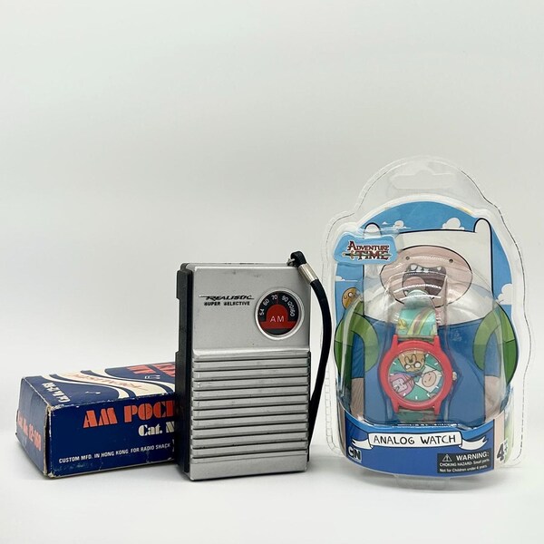 Deadpool’s Radio and Adventure Time Watch pair