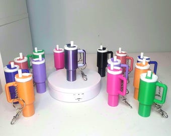 Tumbler Cup Lip Balm Keychain – Cute and Functional Accessory for Chapstick, Coins, & Small Essentials