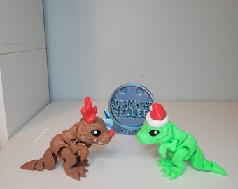 Articulating Christmas T-Rex