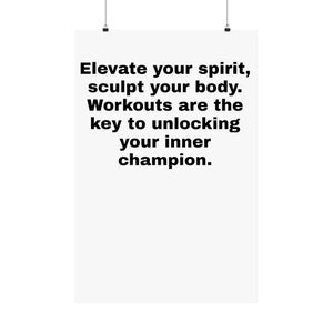 Matte Vertical Posters