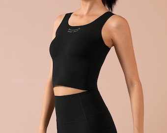 Seambless Black Buttersoft Crop Top