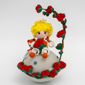 Crochet Little Prince Doll, Handmade Little Prince  Doll, Little Prince Doll, Christmas Gift, Amigurumi Little Prince