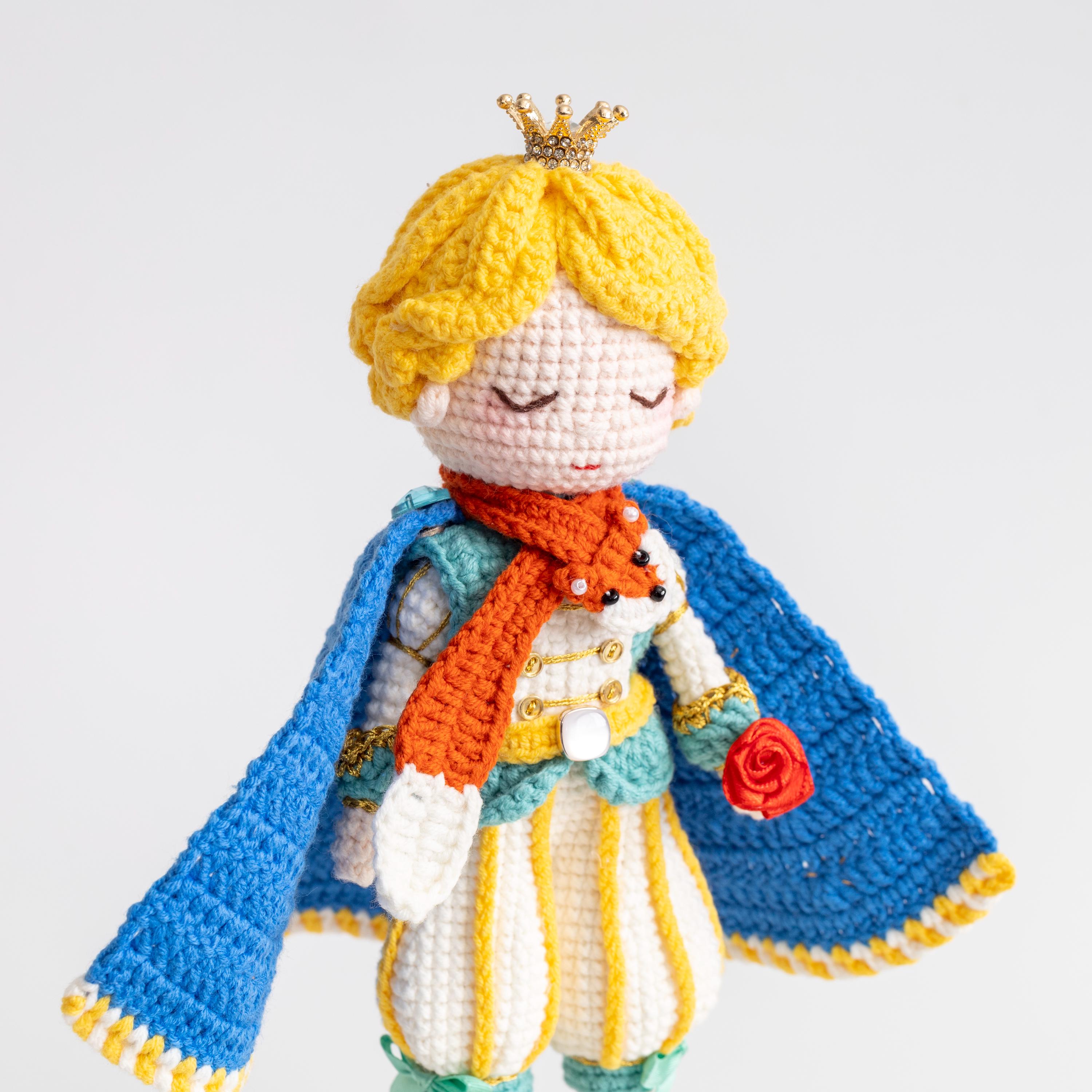かぎ針編みの星の王子さま人形、手作りあみぐるみ、絵本ギフト - Etsy 日本