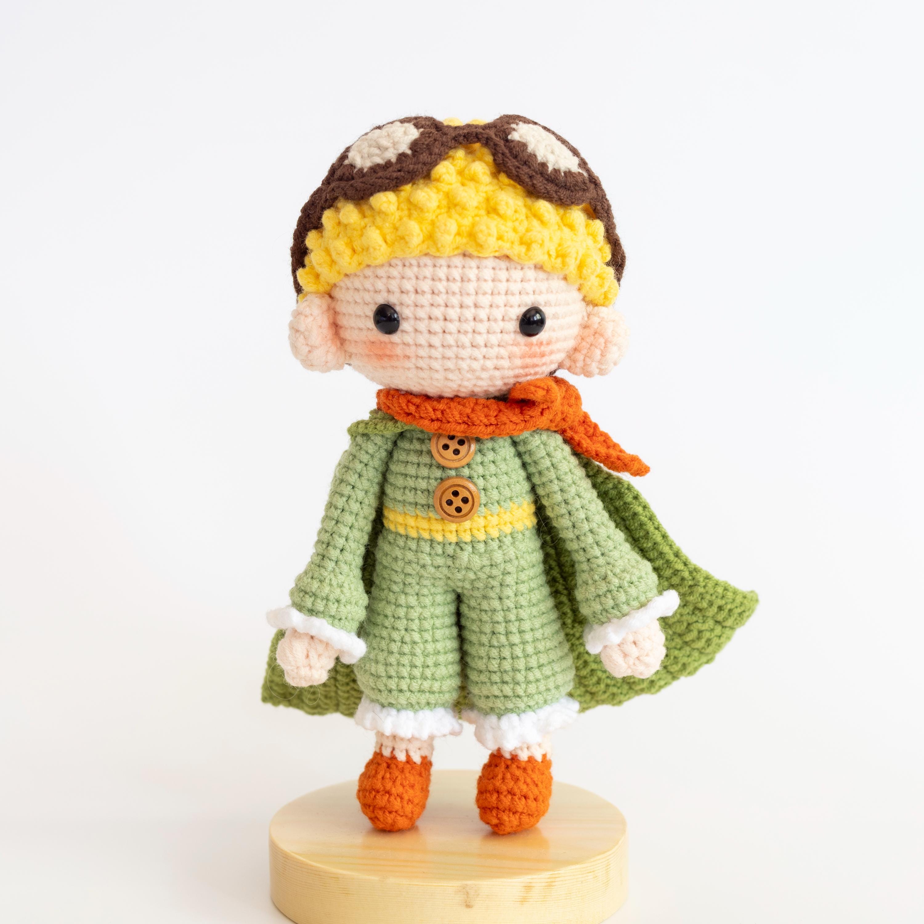 手作りかぎ針編みの星の王子さま人形、あみぐるみぬいぐるみ - Etsy 日本