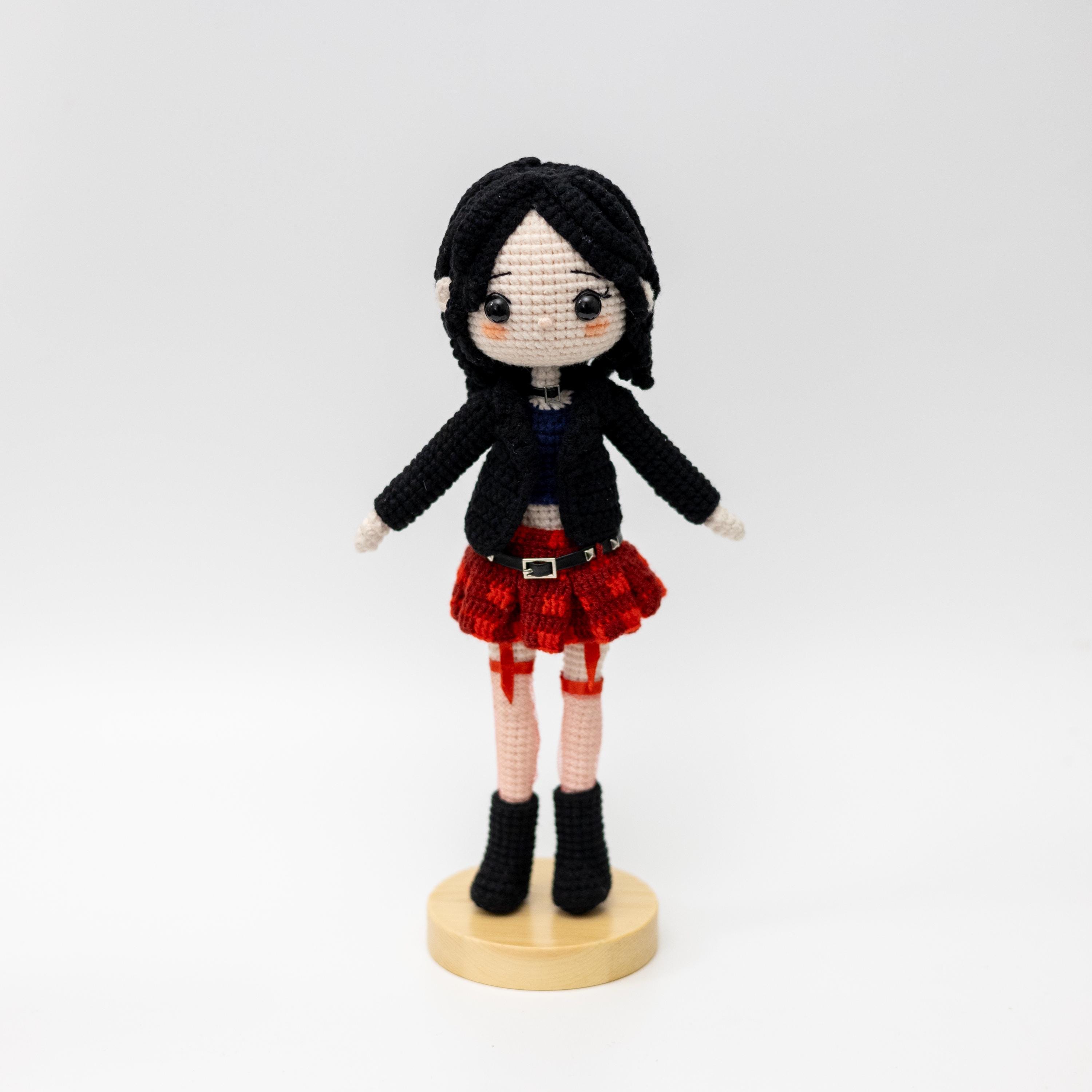 Crochet Nana and Hachi Doll, Handmade Nana and Hachi Doll