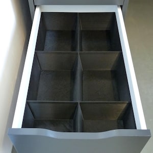 Ikea Alex drawer insert set 2 | for a tall drawer