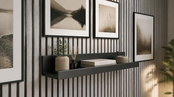 Akustikpaneel-Halter für IKEA MOSSLANDA | Wandhalterung für Bilderleiste | Befestigung ohne Bohren
