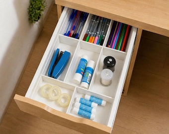 IKEA ALEX Drawer Organizer 36x70 – Desk Drawer Insert – Office, Makeup & Storage Organizer – Layout C