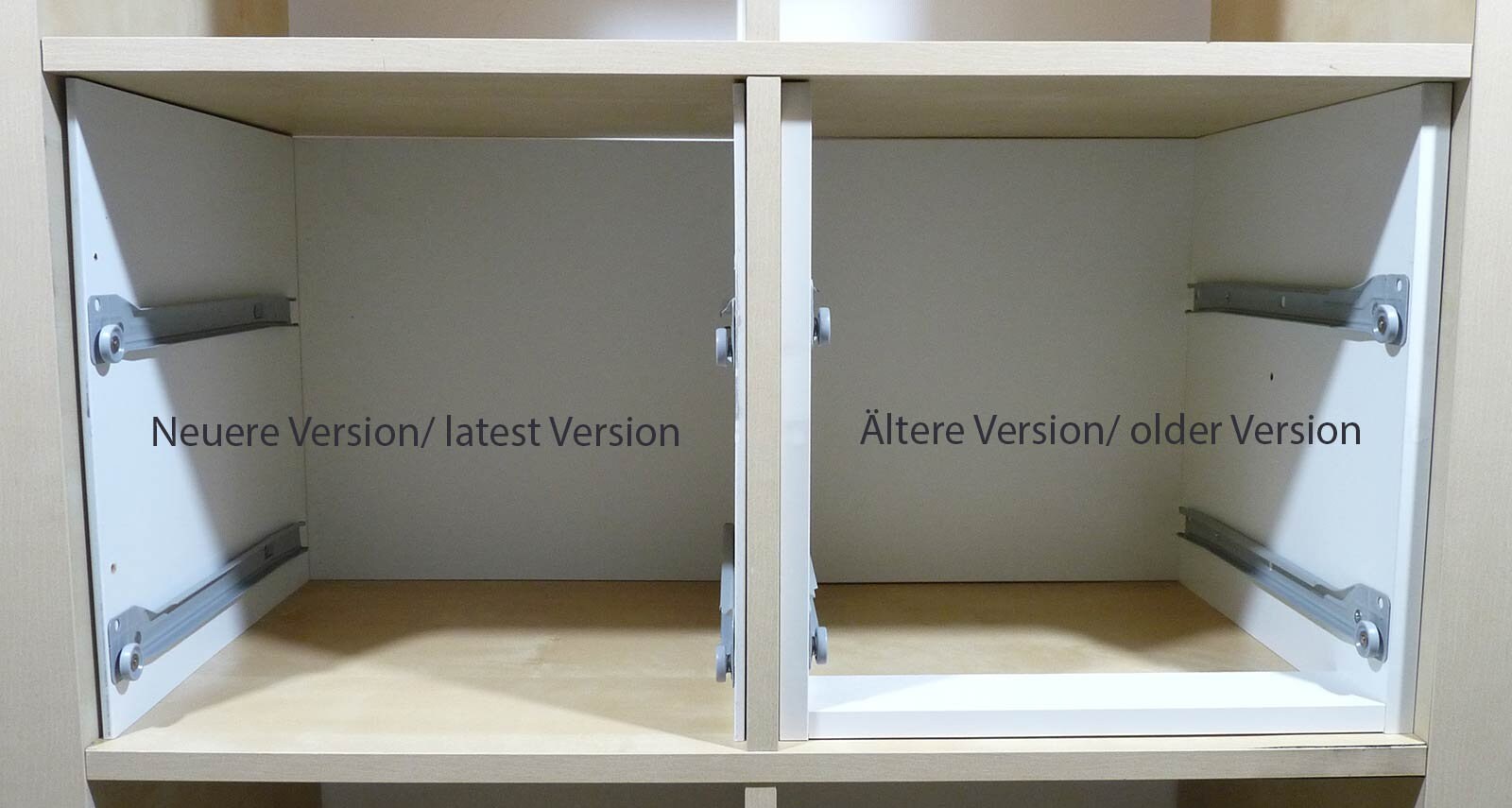 Ikea Kallax Expedit 引き出しインサートセット 2 新しいバージョン