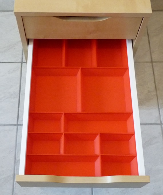 【関東・廃盤】IKEA FYRESDAL 引き取り IKEA ALEX引き出しインサート4個セット｜デジタル製品｜STLファイル