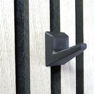 Acoustic panels, wall hooks, coat hooks