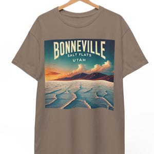 Bonneville Salt Flats Tee Shirt | Bonneville Salt Flats Utah Shirt | Bonneville Salt Flats Souvenir Shirt | Bonneville Utah Gift Idea