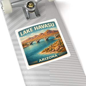 Lake Havasu Arizona Travel Sticker | London Bridge Kiss-Cut Sticker | Southwest Travel Souvenir Gift Decal image 5
