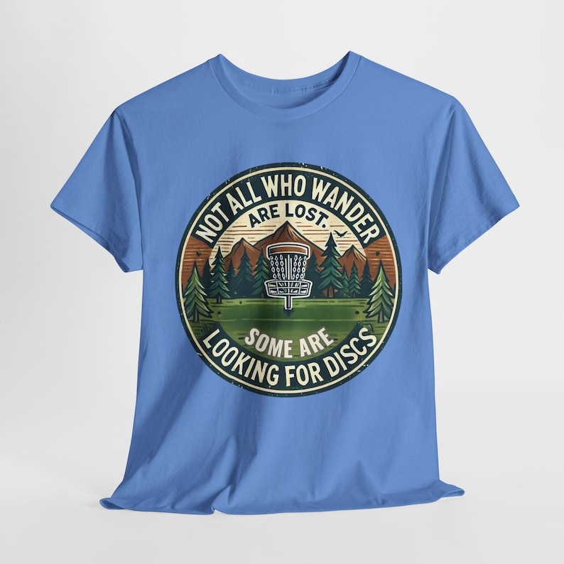 Camiseta de Disc Golf / No todos los que vagan están perdidos, algunos buscan discos / Diseño divertido de camiseta de Disc Golf / Regalo de Disc Golf imagen 7