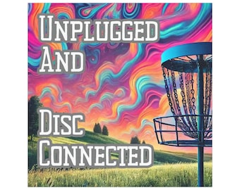 Imán de disc golf / Imán psicodélico desconectado y conectado / Imán psicodélico para coche de disc golf: el regalo perfecto para disc golf
