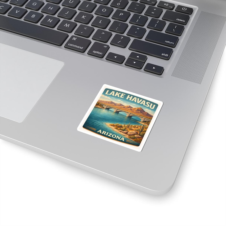 Lake Havasu Arizona Travel Sticker | London Bridge Kiss-Cut Sticker | Southwest Travel Souvenir Gift Decal image 2
