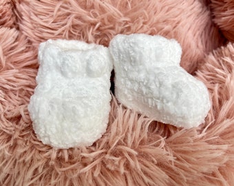 Handmade baby slippers