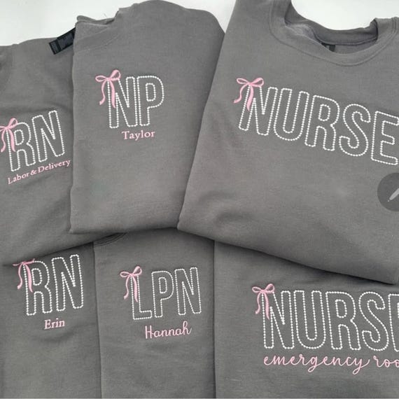 Nurse Department Registered Nurse Embroidered Nurse Shirt Oncology
