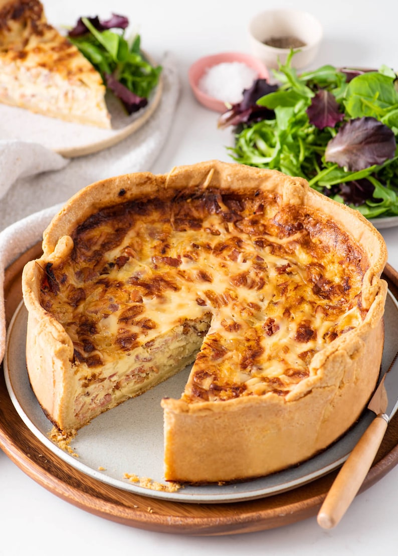 Classic Quiche Lorraine Recipe - Etsy UK